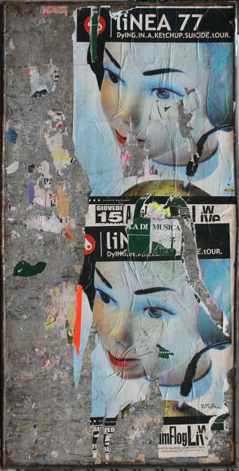 Mimmo Rotella Linea 77