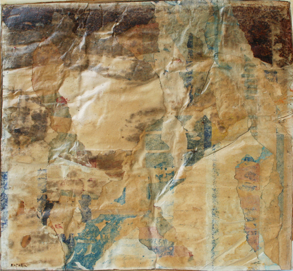 Mimmo Rotella Senza Titolo